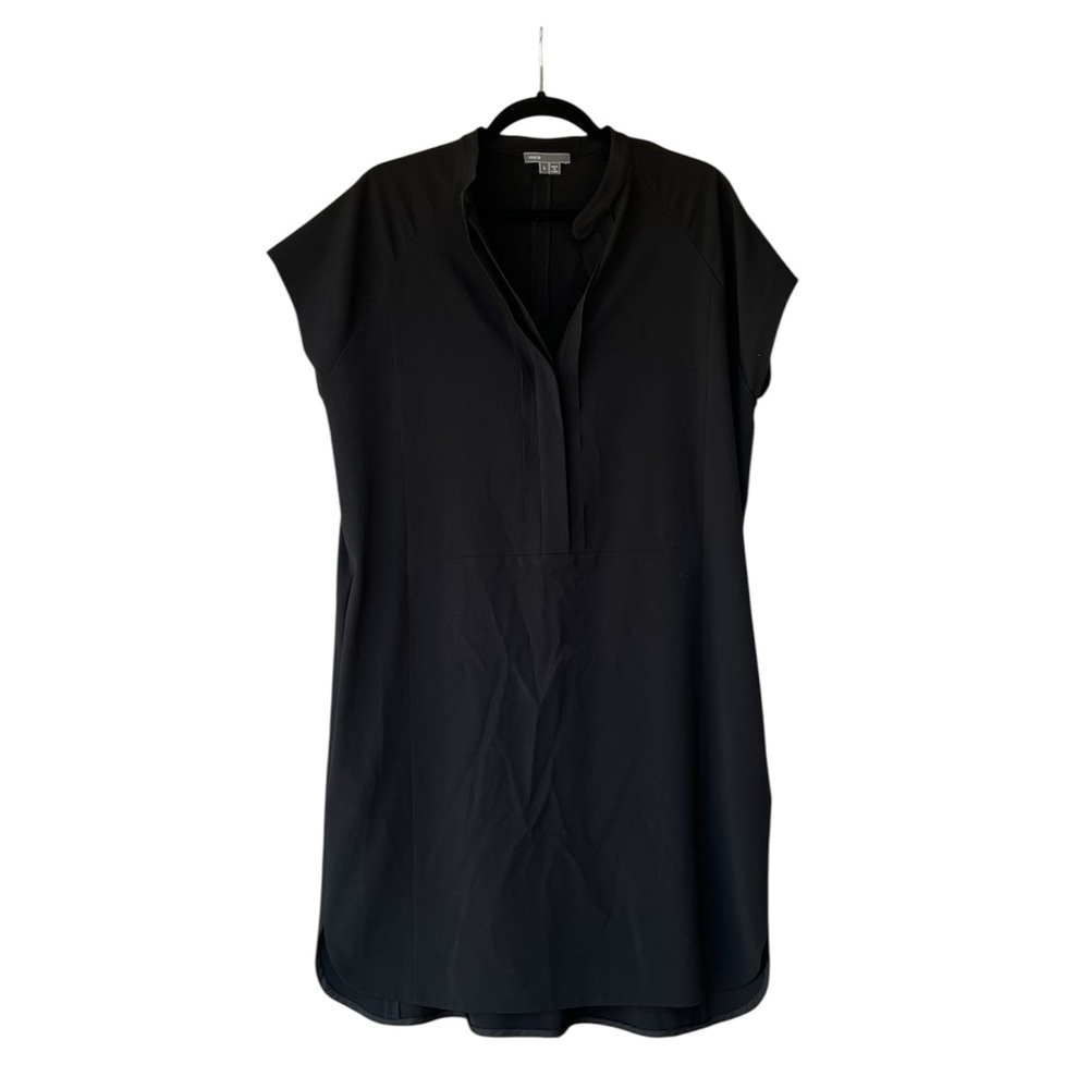 Vince Black Shift Tunic Dress